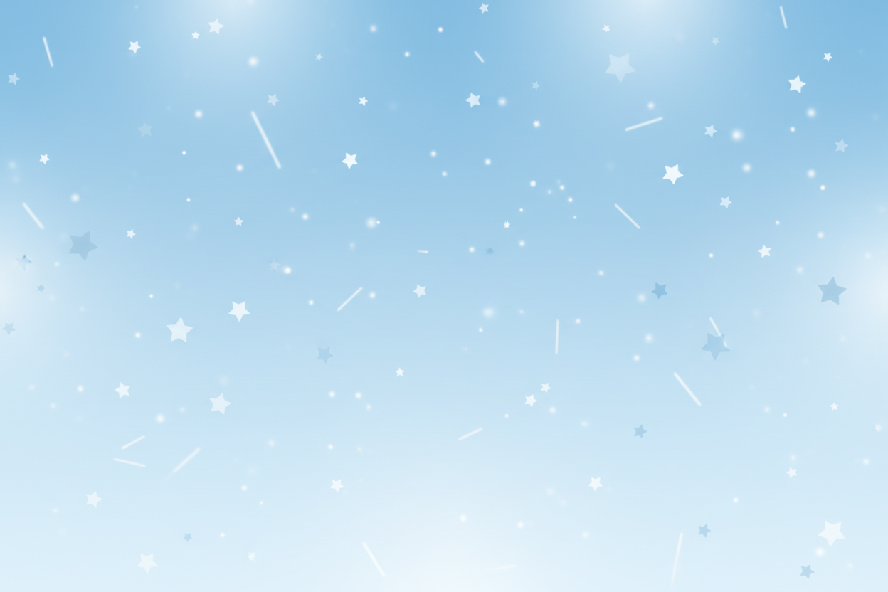 fond pastel bleu avec petite étoiles