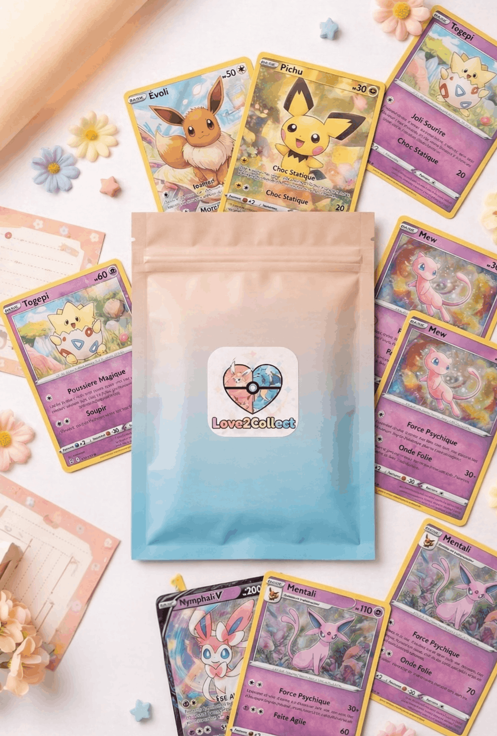 Pochette mystère Kawaii Love2Collect version IA – sélection surprise générée par intelligence artificielle